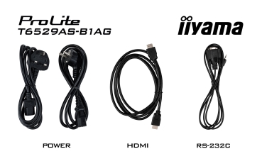 IIYAMA 164.0cm(64,5) T6529AS-B1AG 16:9 M-Touch 2xHDMI+USB-C (Speditionsversand)