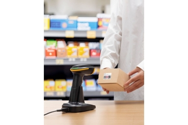 Preview: inateck Barcodescanner 36 Black Wireless 2D