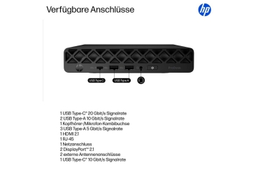 Preview: HP ProDesk 4 Mini G1i U7-265T 16/512 WiFi W11P