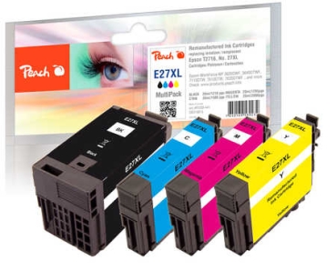 Peach Patrone Epson No.27XL T2715 MultiPack bk,c,m,y remanufactured