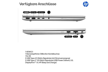 Preview: HP ProBook 4 G1i 14 U7-255H 32/1TB RTX3050 W11P