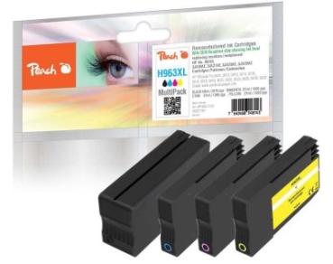 Peach Patrone HP Nr.963XL MultiPack OEM reset bk,c,m,y remanufactured