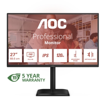 AOC 68,6cm (27)  27E4U  16:09 VGA+HDMI+DP+USB  IPS black