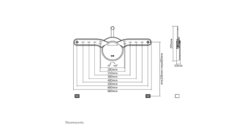 Preview: Neomounts WAH 32-70 1TFT schwarz Max40Kg