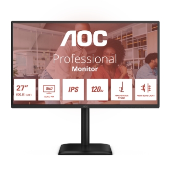 AOC 68,6cm (27)  Q27E4U  16:09 HDMI+DP+USB   black
