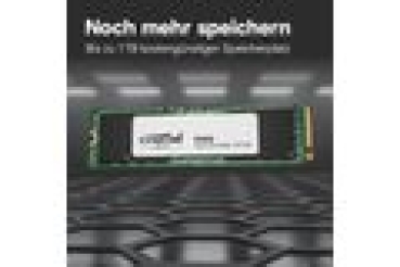 Preview: SSD    2TB Crucial M.2  (2280)  E100 Gen4 NVMe PCIe intern retail