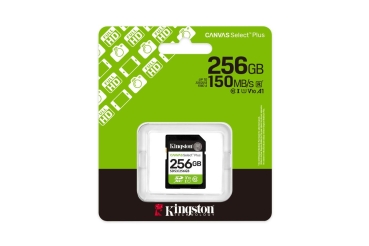 Preview: SD Card 256GB Kingston SDXC Canvas Plus Gen3 C10 retail