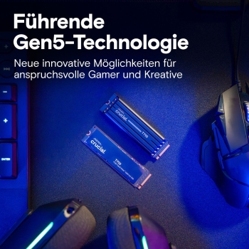 Preview: SSD    4TB Crucial M.2  (2280)  T710 Gen5 NVMe PCIe intern retail