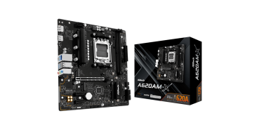 ASRock A620AM-X                  AM5 mATX HDMI/DP       DDR5