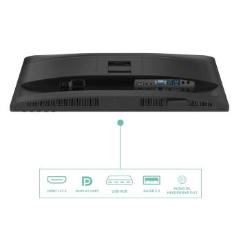 AOC 60,5cm (23,8) 24P4U   16:09 HDMI+DP+DVI+USB IPS Lift bk