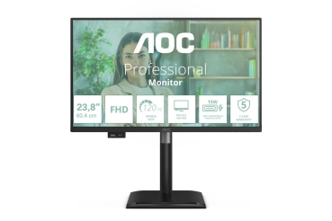 Preview: AOC 60,5cm (23,8) 24P4U 16:09 HDMI+DP+DVI+USB IPS Lift bk