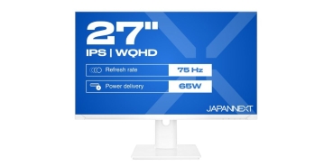 JAPANNEXT 68,6cm JN-IPS270WQHD75F-C65W-HSP-W  HDMI/DP   WQHD