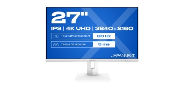 JAPANNEXT 68,6cm JN-IPS270UHD60F-C65W-HSP-W   HDMI/DP   UHD