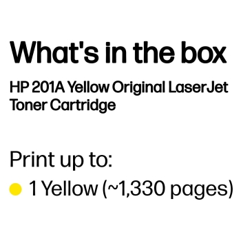 Preview: HP Toner 201A CF402A Gelb bis zu 1.330 Seiten ISO/IEC 19798