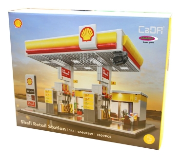 Preview: Jamara CaDA Shell Tankstelle           Bricks            14+