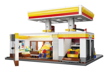 Preview: Jamara CaDA Shell Tankstelle           Bricks            14+