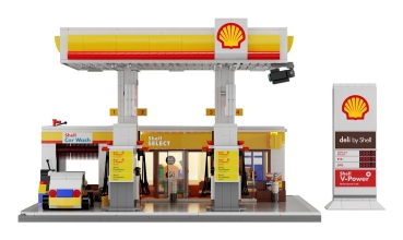 Preview: Jamara CaDA Shell Tankstelle           Bricks            14+