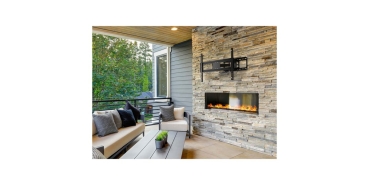 Preview: Manhattan Outdoor TV-Wandhalterung Full Motion 37-86 50kg