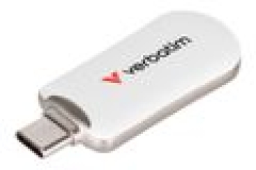 Preview: USB-Stick 512GB Verbatim 3.2 Typ C Plectra Flash Drive white