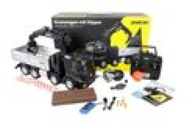 Preview: Amewi Mercedes Arocs Kranwagen m. Kipper 8x4/4 4WD 1:18 RTR