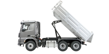 Preview: Amewi Mercedes Arocs Muldenkipper 6x6 1:14 RTR anthrazit 14+