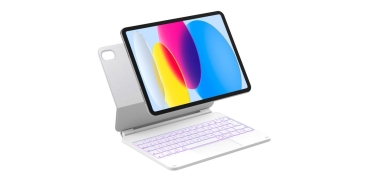 Preview: inateck KB09119-10 white iPad-Tastatur mit Trackpad QWERTZ