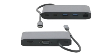 Preview: Mobilis USB-C Docking Station 8 in 1 100 W Max