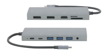 Preview: Mobilis USB-C Docking Station 12 in 1 100 W Max