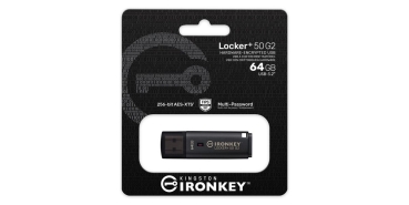 Preview: USB-Stick  64GB Kingston IronKey Locker Plus 50 G2