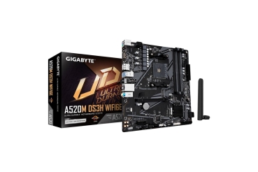 Gigabyte A520M DS3H WiFi6E          (A520,AM4,mATX,DDR4)
