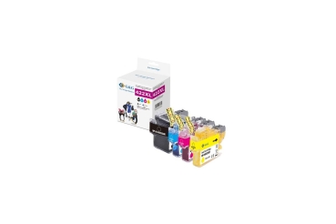 G&G 4er Set Tintenpatronen ersetzen Brother LC422XLVAL