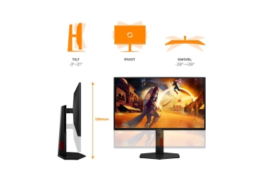 Preview: AOC 62,2cm (24,5) 25G4ZR 16:09 2xHDMI+DP black/red