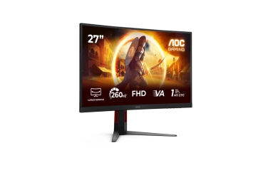 Preview: AOC 68,6cm (27) C27G4Z2  16:09 2xHDMI+DP Curved black/red