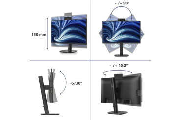 Preview: Philips 60,5cm (23,8) 24B2N3200JH 16:09 HDMI+DP+USB Black