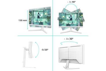 Preview: Philips 60,5cm (23,8) 24M2N3201P 16:09   HDMI+DP IPS white