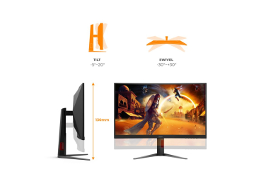 Preview: AOC 68,6cm (27) CQ27G4Z2 16:09 HDMI+DP Curved VA Lift