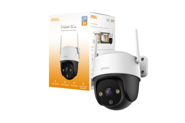 Preview: IMOU IPCam Cruiser 2C 5MP WLAN 3K IP66 schwarz/wei�