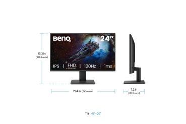 Preview: BenQ 60,5cm GW2491P 16:9 HDMI/DP black 120Hz FHD