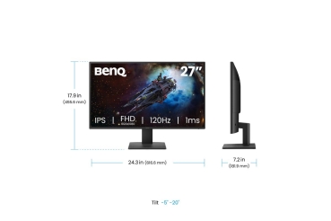 Preview: BenQ 68,6cm GW2791P 16:9 HDMI/DP black 120Hz FHD