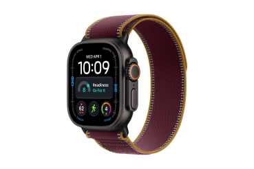 Apple Watch Ultra 4 49mm Titanium Burgundy Trail Loop M/L