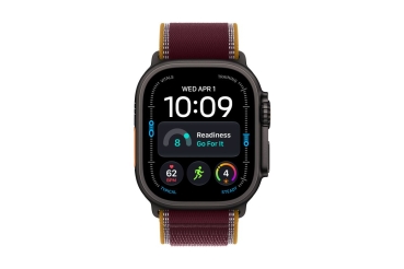 Preview: Apple Watch Ultra 4 49mm Titanium Burgundy Trail Loop M/L