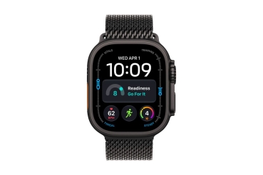 Preview: Apple Watch Ultra 4 49mm Titanium Black Milanese Loop M