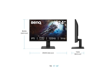 Preview: BenQ 60,5cm GW2490P 16:9 HDMI/DP black speaker 120Hz FHD