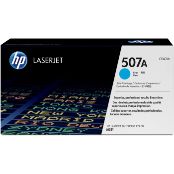 HP 507A original original Toner cartridge CE401A cyan standard capacity 6.000 pages 1-pack