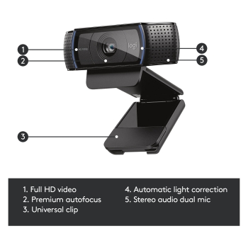 Logitech HD PRO C920 1920x1080
