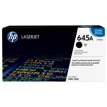 HP 645A original Colour LaserJet Toner cartridge C9730A black standard capacity 13.000 pages 1-pack