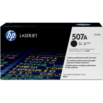 HP 507A original original Toner cartridge CE400A black standard capacity 5.500 pages 1-pack
