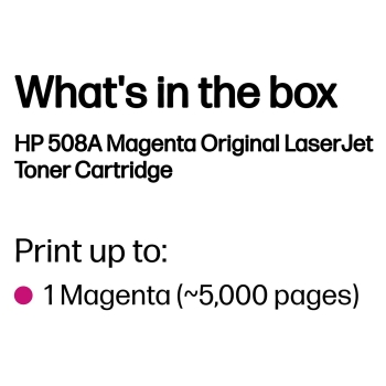 Preview: HP 508A original Toner cartridge CF363A magenta 5.000 pages standard capacity
