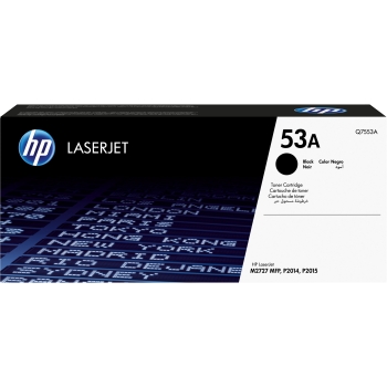 HP 53A original LaserJet Toner cartridge Q7553A black standard capacity 3.000 pages 1-pack