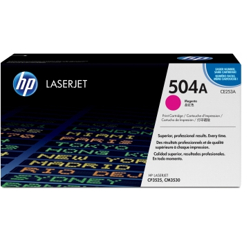 HP 504A original Colour LaserJet Toner cartridge CE253A magenta standard capacity 7.000 pages 1-pack ColorSphere